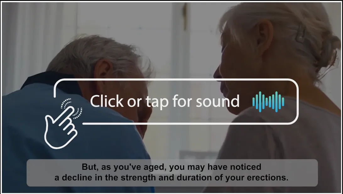 Older couple discussing male vitality support with ErecPrime supplement