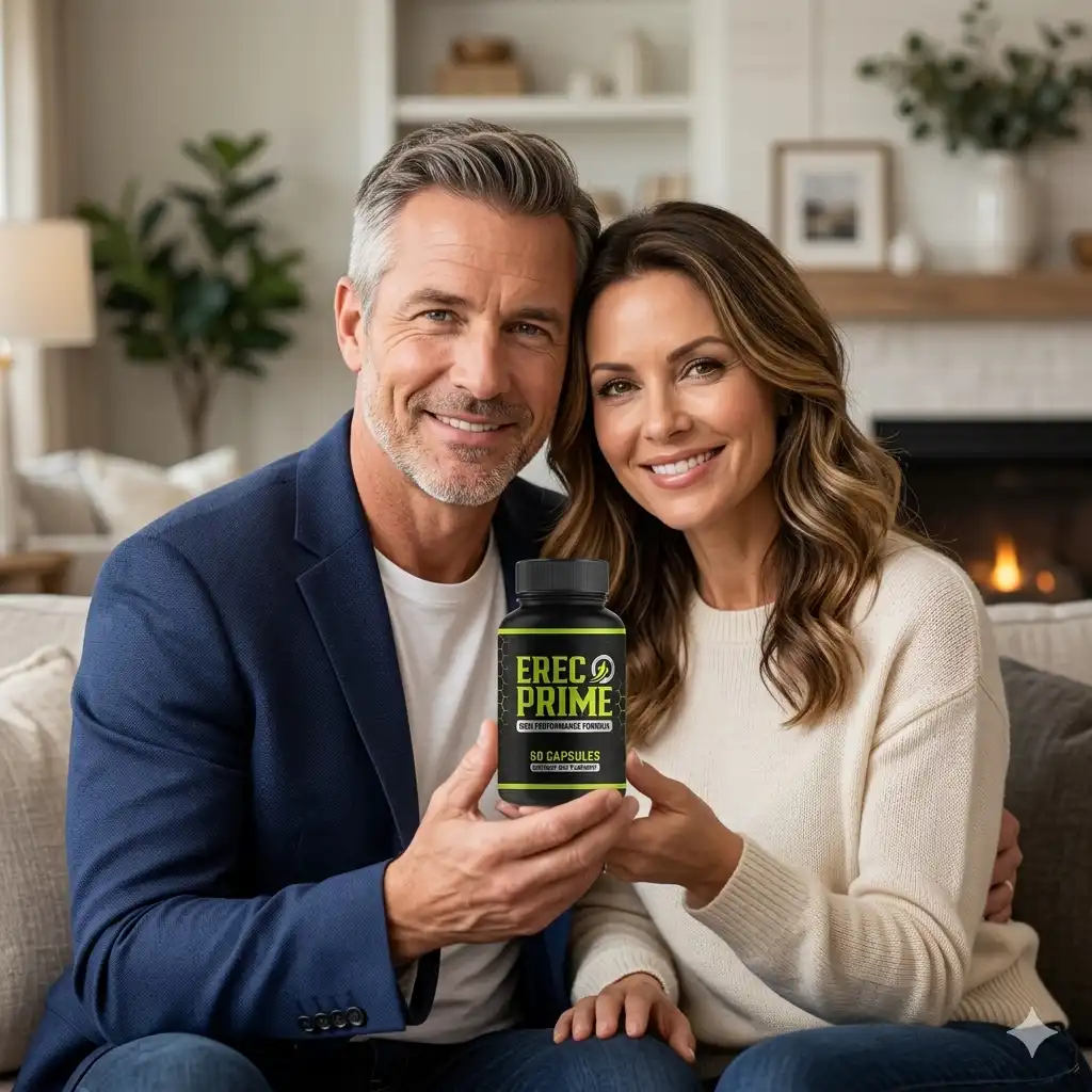 Couple enjoying quality time supported by ErecPrime wellness formula