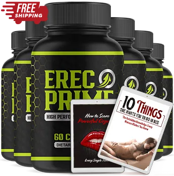 ErecPrime supplement bundle with bonus guides for men's wellness